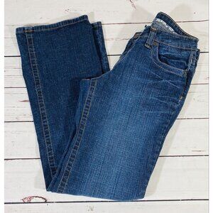 Behold Amber Jeans Juniors Size 7 Low Rise Blue Bootcut Teen Denim Pants